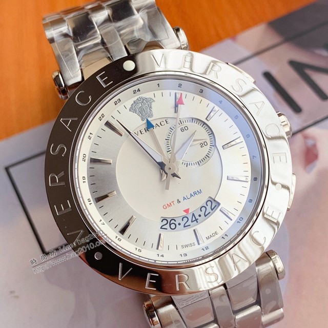 範思哲Medusa標誌男士手錶 VERSACE鋼帶男款腕表  gjs1785